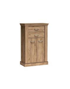 Wąska komoda Antica  A-3 kraft złoty 82 cm
