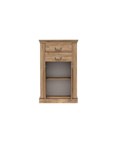 Wąska komoda Antica  A-3 kraft złoty 82 cm