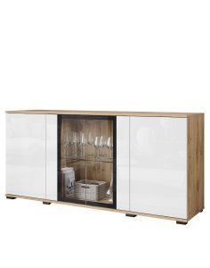 komoda-caro-sb154-wotan-bialy-polysk