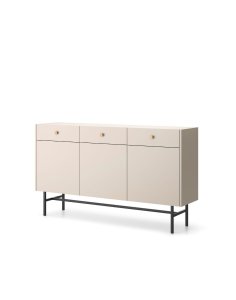 Komoda Diva kaszmir z 3 szufladami i 3 szafkami (3D3SZ) 155 cm