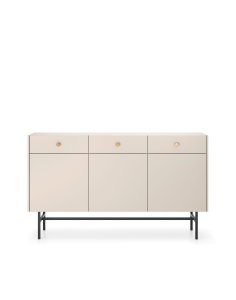 Komoda Diva kaszmir z 3 szufladami i 3 szafkami (3D3SZ) 155 cm