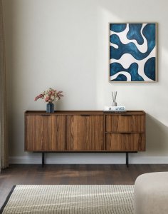 komoda edison 2d2s brown warmia walnut