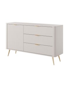 komoda z szufladami beżowa lante d 138