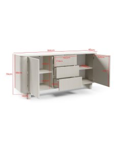 kaszmirowa komoda trenza 2d3s
