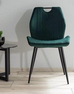 krzeslo arco velvet zielony