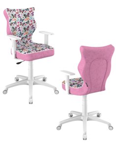 Krzesło młodzieżowe Duo, biała podstawa, rozmiar 6, wzrost 159-188 cm