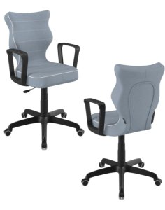 Krzesło młodzieżowe Entelo Norm, Czarna Podstawa, Rozmiar 5 (wzrost 146 - 176,5 cm)