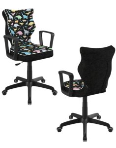 Krzesło młodzieżowe Entelo Norm, Czarna Podstawa, Rozmiar 5 (wzrost 146 - 176,5 cm)