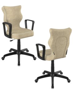 Krzesło młodzieżowe Entelo Norm, Czarna Podstawa, Rozmiar 5 (wzrost 146 - 176,5 cm)