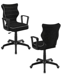 Krzesło młodzieżowe Entelo Norm, Czarna Podstawa, Rozmiar 6 (wzrost 159 - 188 cm)