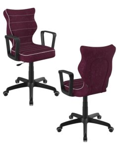 Krzesło młodzieżowe Entelo Norm, Czarna Podstawa, Rozmiar 6 (wzrost 159 - 188 cm)