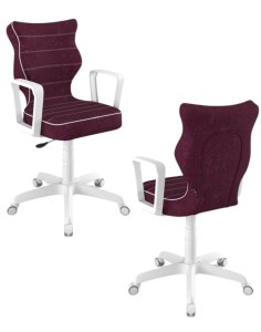 Krzesło młodzieżowe Entelo Norm, Biała Podstawa, Rozmiar 5 (wzrost 146 - 176,5 cm)