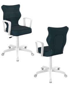 Krzesło młodzieżowe Entelo Norm, Biała Podstawa, Rozmiar 6 (wzrost 159 - 188 cm)
