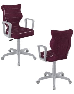 Krzesło młodzieżowe Entelo Norm, Szara Podstawa, Rozmiar 6 (wzrost 159 - 188 cm)