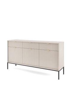 komoda ryflowana nova kaszmir z szufladami (ksz154)
