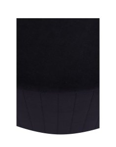 duża pufa lara, 73 cm, velvetmat 10, czarna