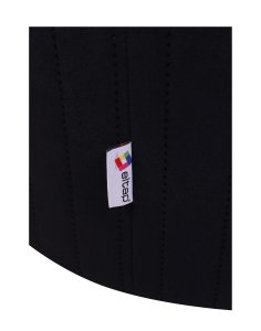 duża pufa lara, 73 cm, velvetmat 10, czarna