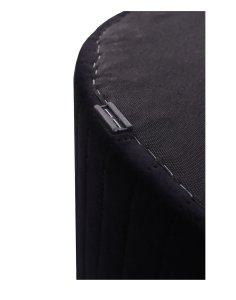 duża pufa lara, 73 cm, velvetmat 10, czarna