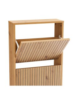 szafka na buty do przedpokoju litto, dąb artisan, lamele