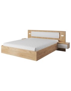 łóżko xelo 160 ze stolikami nocnymi
