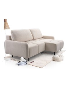 mały beżowy narożnik tiko 208 cm