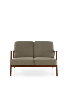 sofa dwuosobowa do salonu milano 2S, retro, oliwkowa