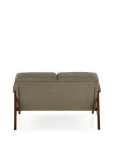 sofa dwuosobowa do salonu milano 2S, retro, oliwkowa