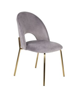 Krzesło Molly Gold szare (1023) - OUTLET