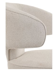 krzesło nami n22, obrotowe 360° z funkcją powrotu, cashmere/beige