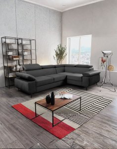 nowoczeasny narożnik do salonu na nóżkach fabio
