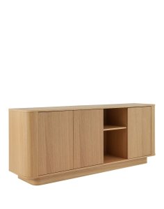 duża drewniana komoda navan 180 cm, naturalny dąb