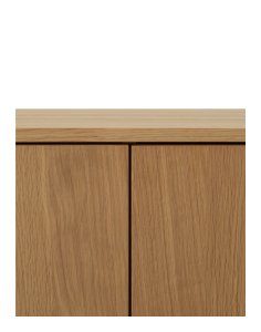 drewniana komoda navan 160 cm, naturalny dąb