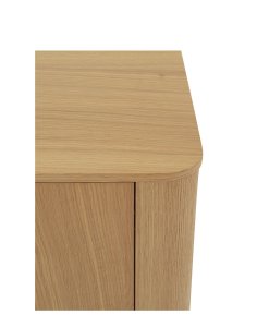 drewniana komoda navan 160 cm, naturalny dąb