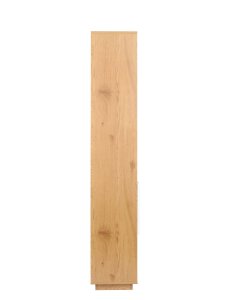 regał nevada dąb naturalny z białymi drzwiczkami 80 cm (bs01)