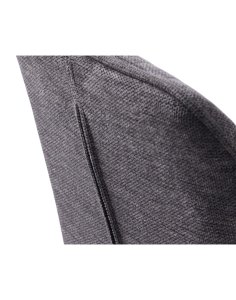 krzesło do jadalni nolan z podłokietnikami, ciemnoszare ( 50790001)