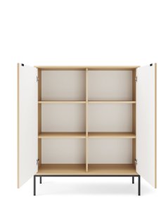komoda ryflowana nova dąb vincenza (k104)