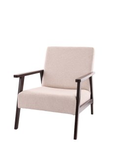 fotel nubo z pufą w stylu prl