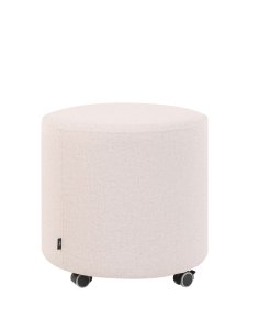 pufa omi roll, mobilna pufa na kółkach z hamulcem