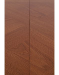 stół rozkładany, prostokątny pietro z jodełką, 160 cm - 200 cm, ciemny orzech