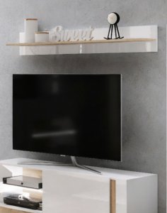 biała półka arco j 138 cm
