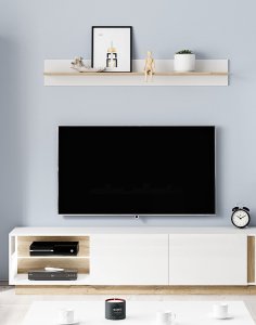 biała półka arco j 138 cm