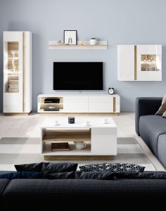 biała półka arco j 138 cm