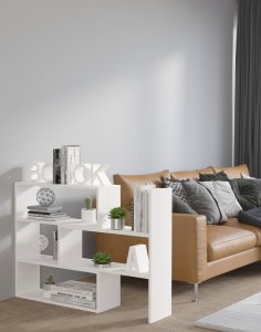Regał Karol 03 Biały