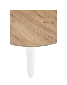 stół rozkładany ringo, dąb craft/biały