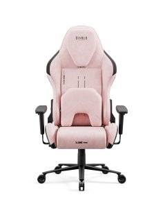 rożowy fotel gamingowy, fotel diablo x-one prime