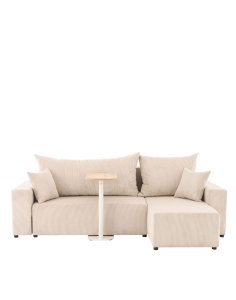 narożnik z funkcją spania sora l 242 cm ze stolikiem pomocniczym alto hm