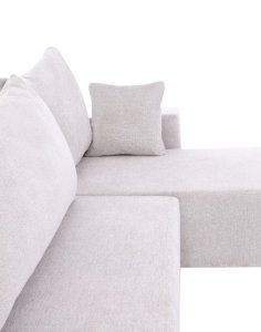 duży narożnik rozkładany sora u z funkcją spania 310 cm - express