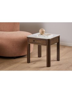 szafka nocna southampton, dąb dymiony i blat ceramiczny (10788)