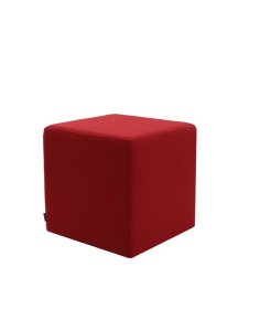 Pufa do biura tapicerowana z rączką Square Plus