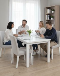 stol adam 120 68 bialy mat